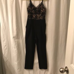 Night Out Jumpsuit with Lace